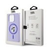 Karl Lagerfeld KLHMP15LSCMKCRHU iPhone 15 Pro 6.1 fioletowy/purple hardcase Silicone Karl&Choupette Heads Ring MagSafe